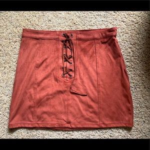 Forever 21 Suede Skirt